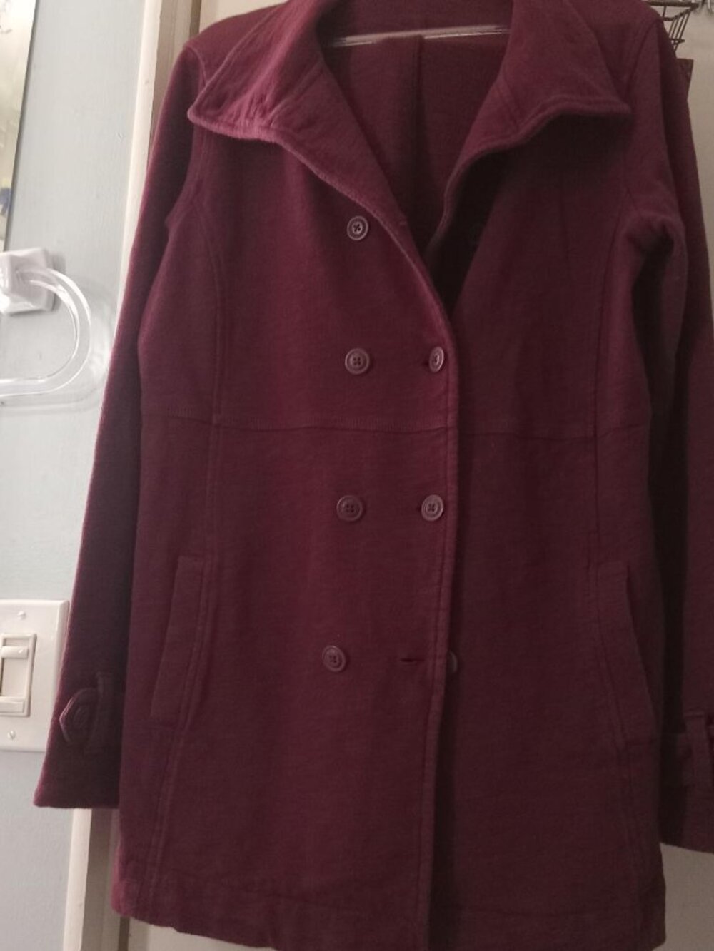 Eddie Bauer, Large, Burgundy, womens jacket